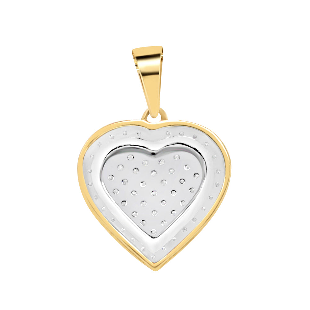 Heart Diamond Pendant | .21 CTW | 10K