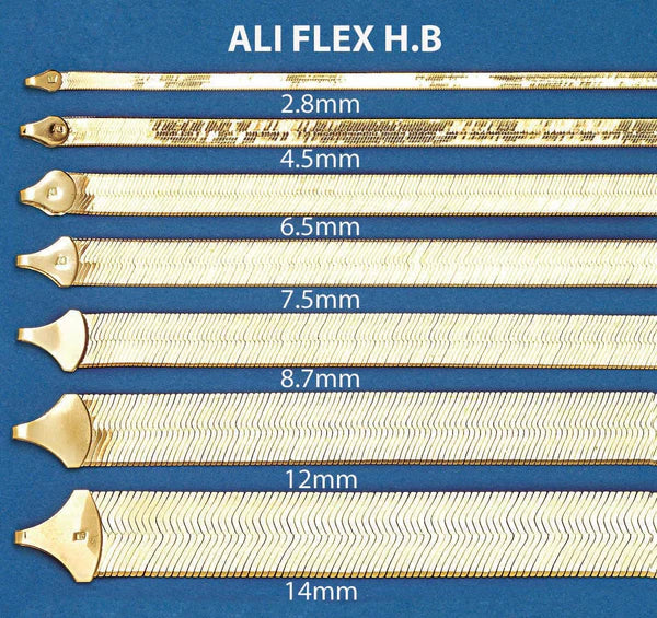 yellow herringbone chain