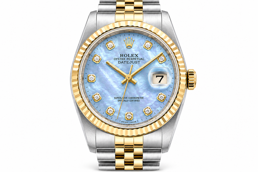 Rolex Datejust Watch | 31MM | Blue Mop Diamond Dial  | Jubilee Band