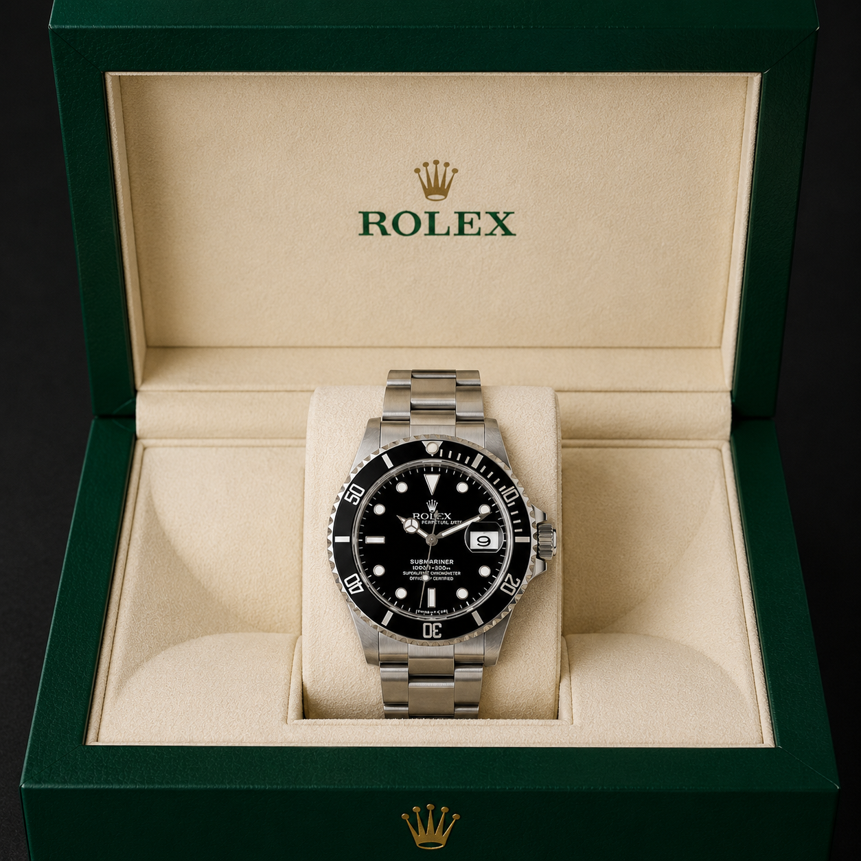 Rolex Submariner 16610 Watch for Mens | 40MM | Black Dial | Steel