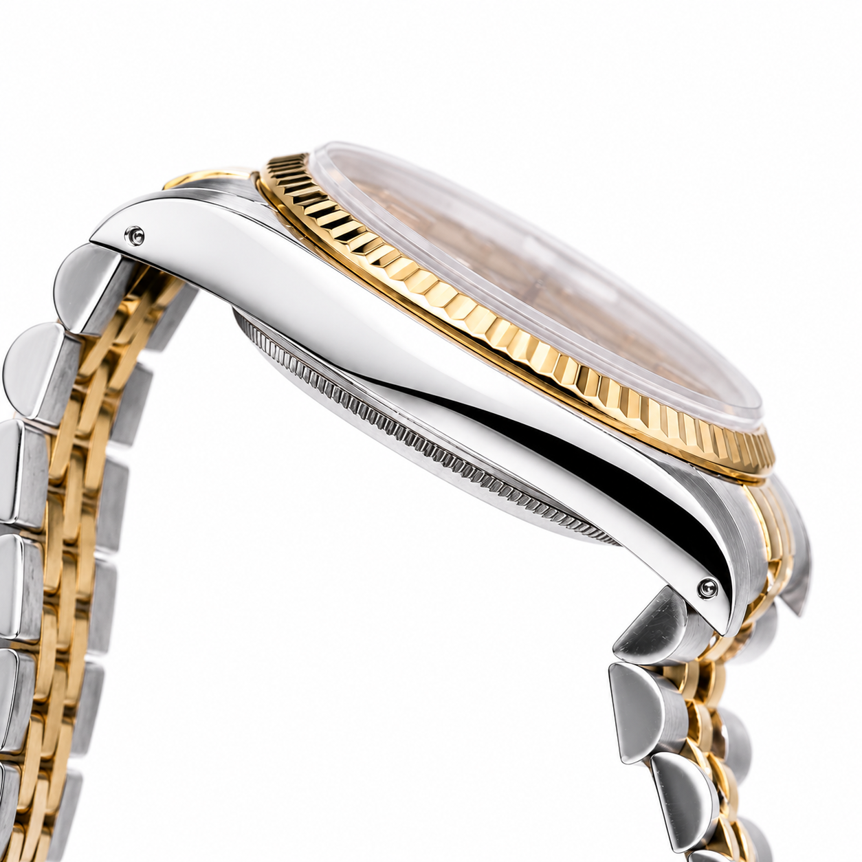 Rolex Datejust Watch | 36MM | Champagne   Dial  | Custom Jubilee Band Two Tone