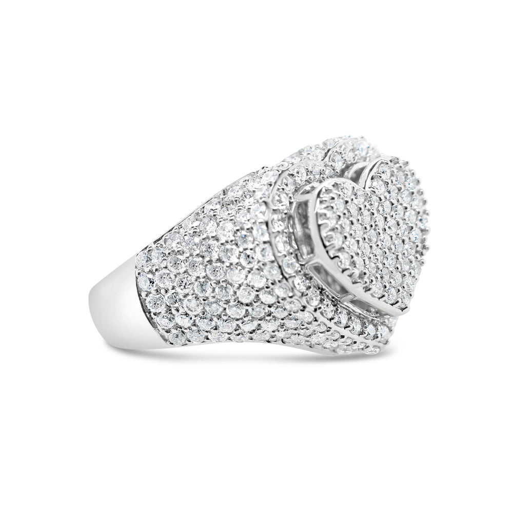 Gold Diamond Heart Ring | 14K | 2.40 CTW