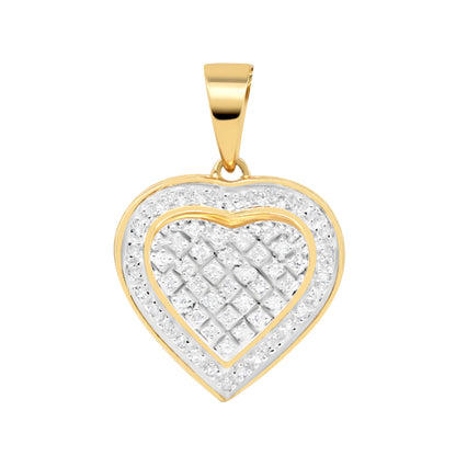 Heart Diamond Pendant | .21 CTW | 10K