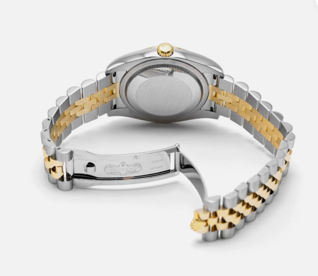 Rolex Datejust 36 116233 FACTORY Champagne Jubilee Diamond Dial 18K Yellow Gold