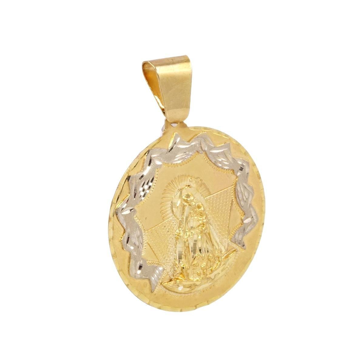Virgen Caridad Gold Pendant PD2050 2