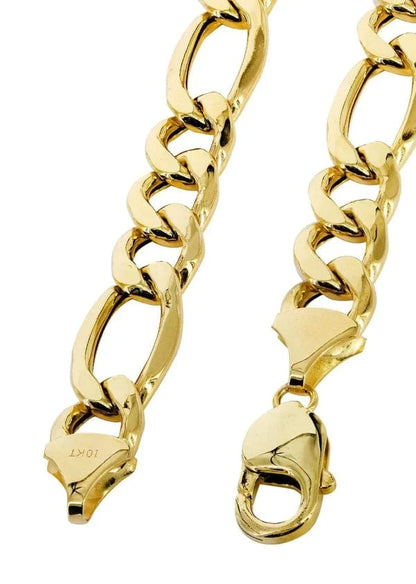 hollow yellow figaro chain
