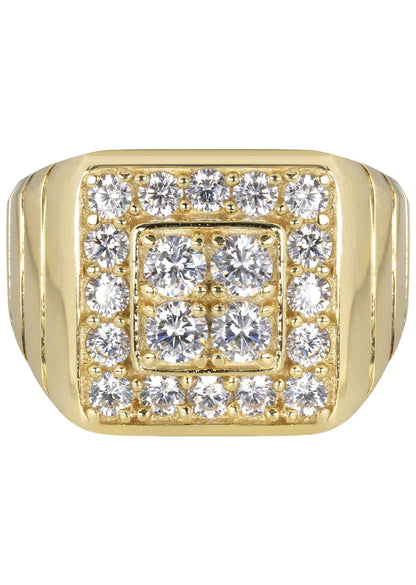 Mens Pinky Ring | 10K Solid Yellow Gold | Style #10