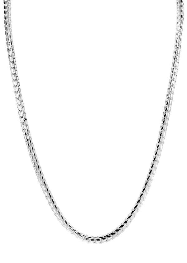 solid white france chain