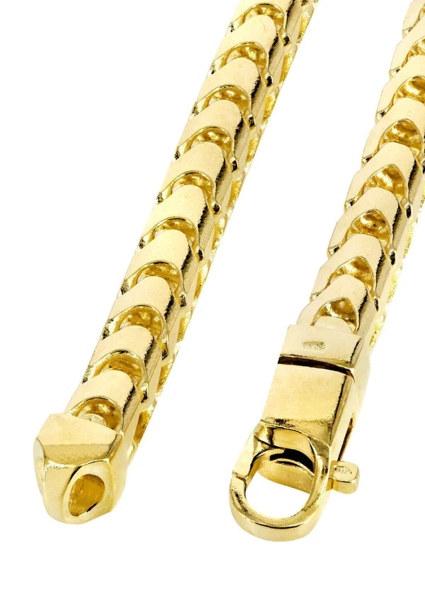 solid yellow franco chain