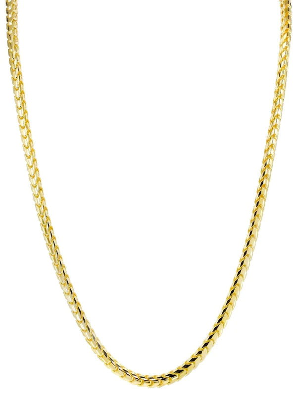 solid yellow franco chain