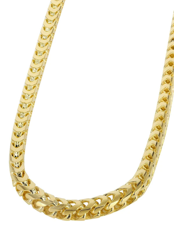 solid yellow franco chain