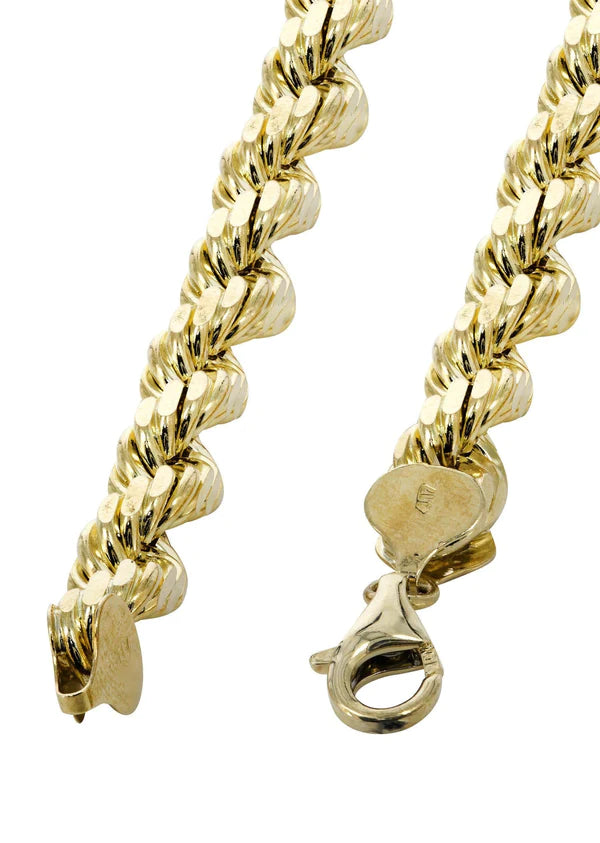 solid yellow rope bracelet