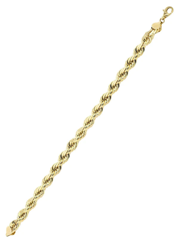 solid yellow rope bracelet