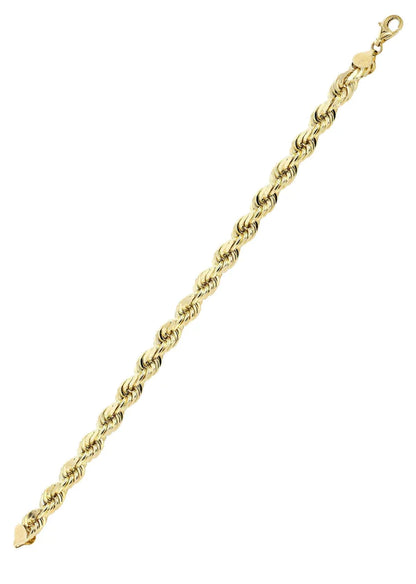 solid yellow rope bracelet