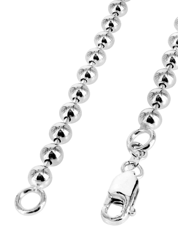 white dog tag chain
